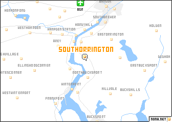 map of South Orrington