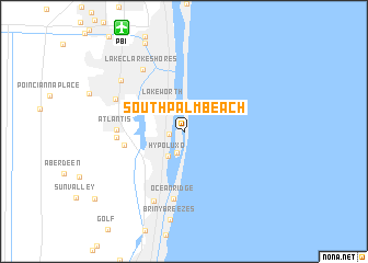 map of South Palm Beach
