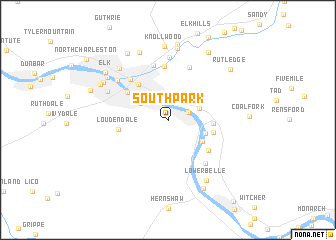 map of South Park