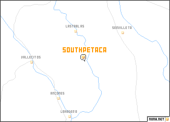 map of South Petaca