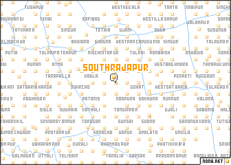 map of South Rājāpur