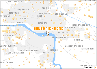 map of South Richmond