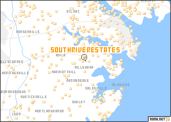 map of South River Estates