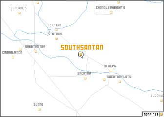 map of South Santan