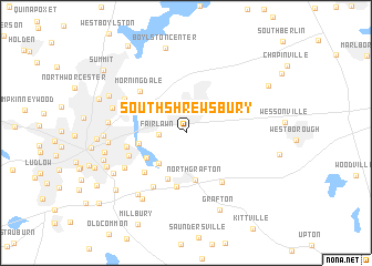 map of South Shrewsbury