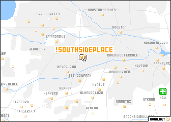 map of South Side Place
