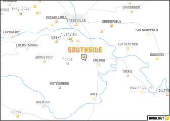 map of Southside