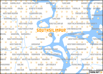 map of South Silimpur