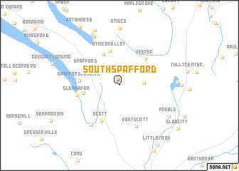 map of South Spafford