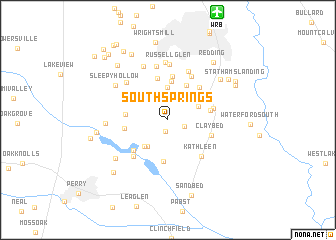 map of South Springs