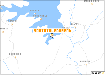 map of South Toledo Bend