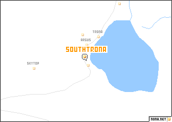 map of South Trona