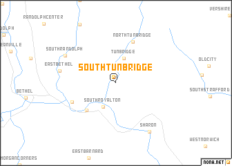 map of South Tunbridge