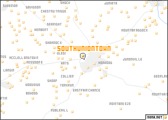 map of South Uniontown