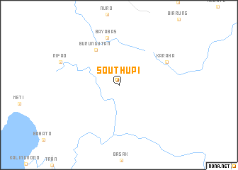 map of South Upi