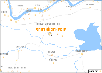 map of South Vacherie