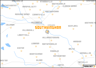 map of South Windham