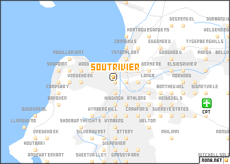 map of Soutrivier