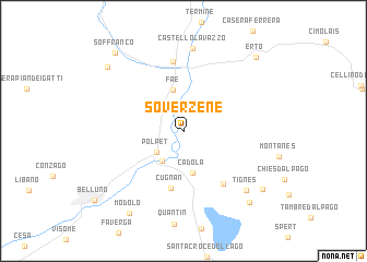 map of Soverzene