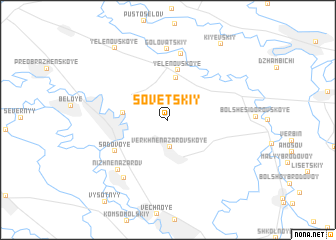 map of (( Sovetskiy ))