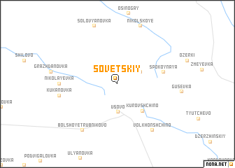 map of Sovetskiy