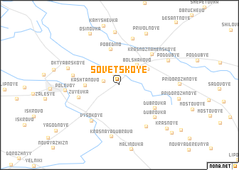 map of Sovetskoye