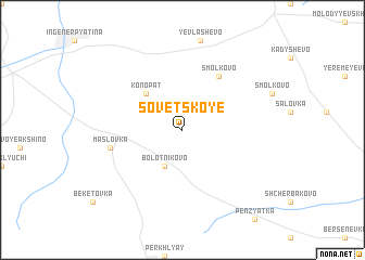 map of Sovetskoye