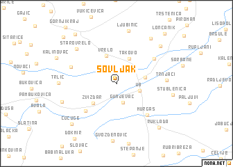 map of Sovljak