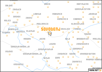 map of Sovodenj