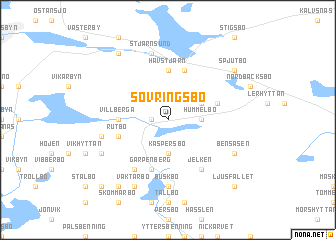 map of Sövringsbo