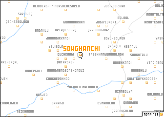 map of Sowghānchī