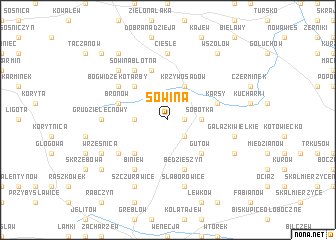 map of Sowina