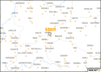 map of Sowin