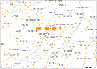 map of Şowme‘eh Sarā