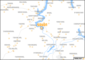 map of Sŏwŏn