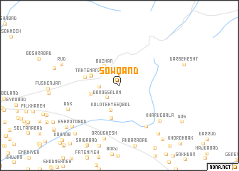 map of Sowqand