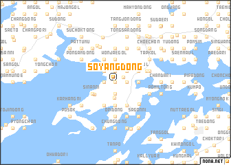 map of Sŏyang-dong