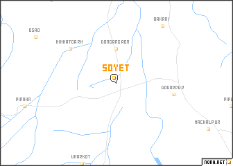 map of Soyet