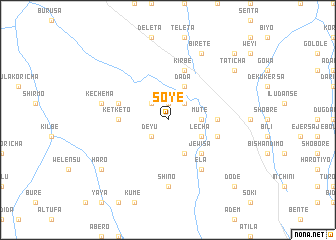 map of Soyē