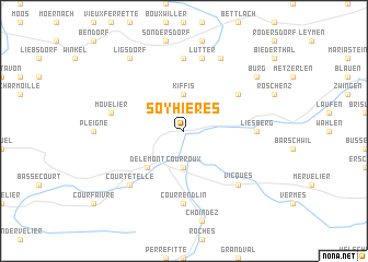 map of Soyhières