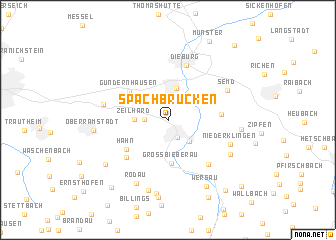 map of Spachbrücken