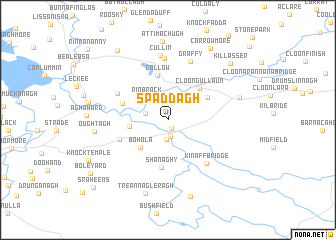 map of Spaddagh