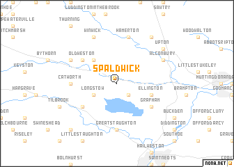 map of Spaldwick