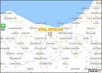 map of Spaliaraíika