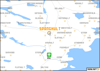 map of Spånghult