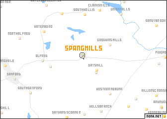 map of Spang Mills