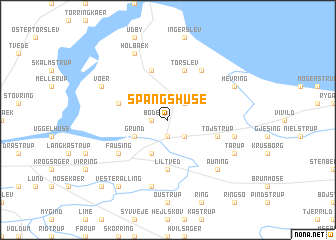 map of Spangshuse