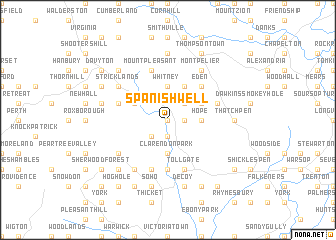 map of Spanish Well