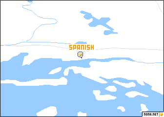 map of Spanish