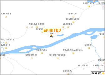 map of Spanţov